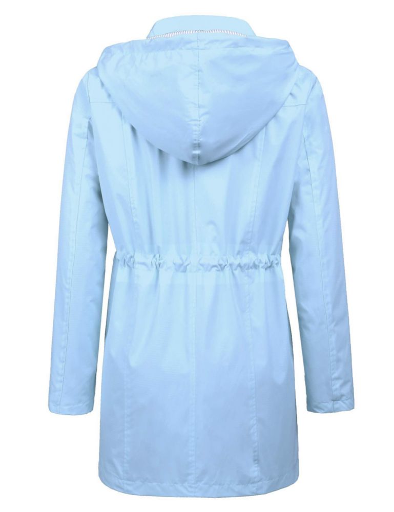 Chubasquero LOMON Ropa deportiva casual para mujer azul claro