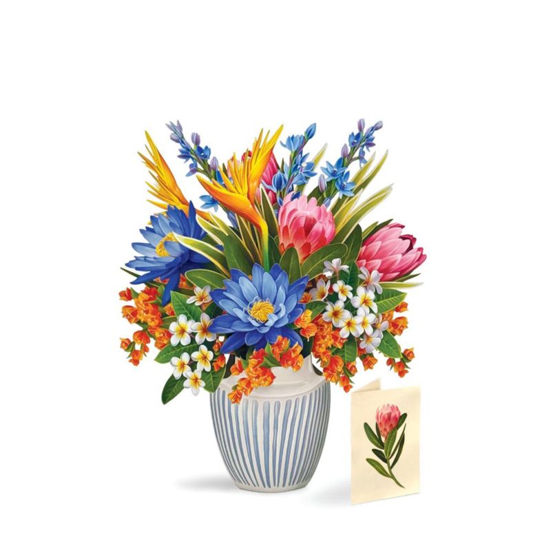 Tarjeta de Felicitación Freshcut Paper 36 cm Paraíso Tropical