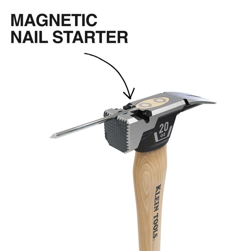 Martillo KLEIN TOOLS 567 g Cara Fresada Garra Recta