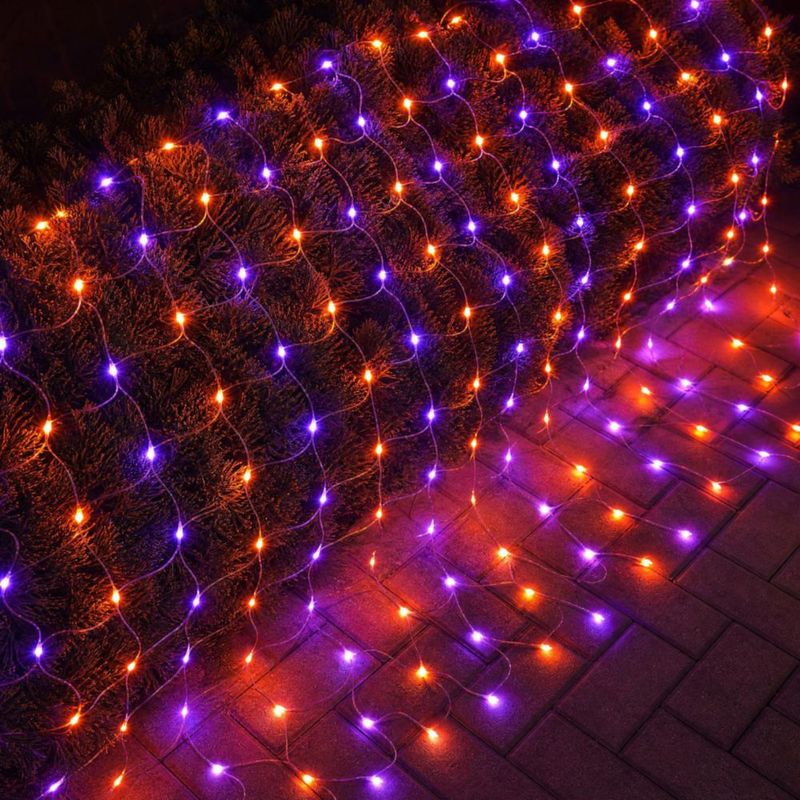 Luces de cadena Dazzle Bright 36 m x 15 m púrpura/naranja