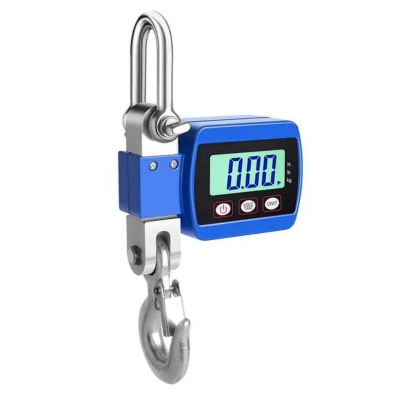 500kg Báscula Industrial Portátil Digital Colgante Con Led, Color Azul
