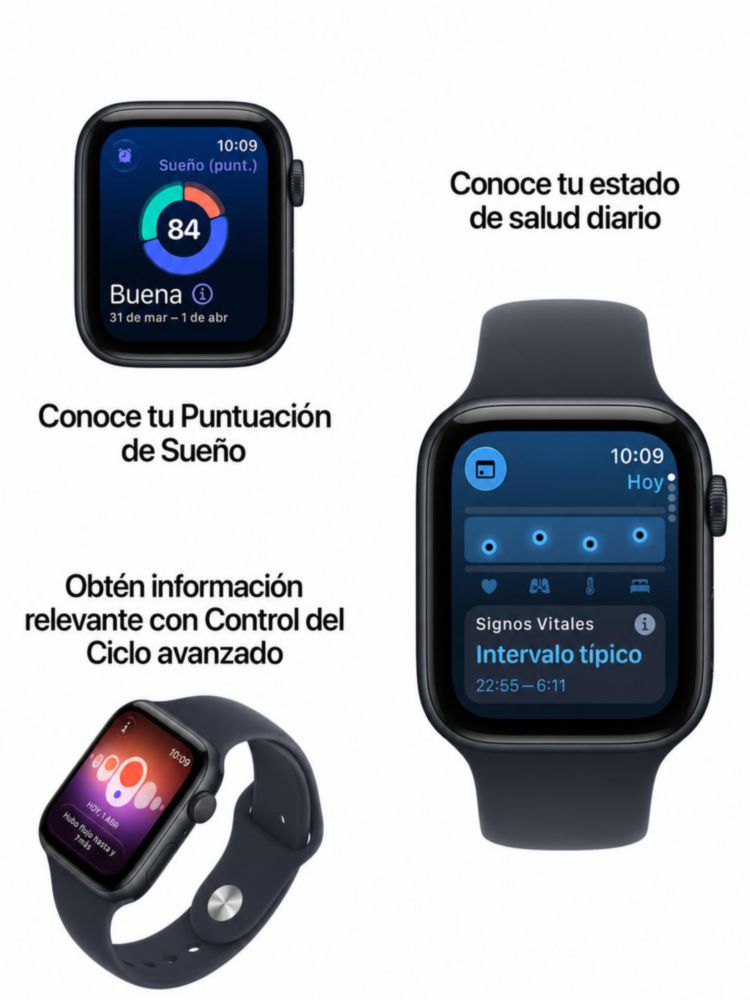 Apple Watch SE 3 GPS 40mm Blanco Estelar Correa Arena