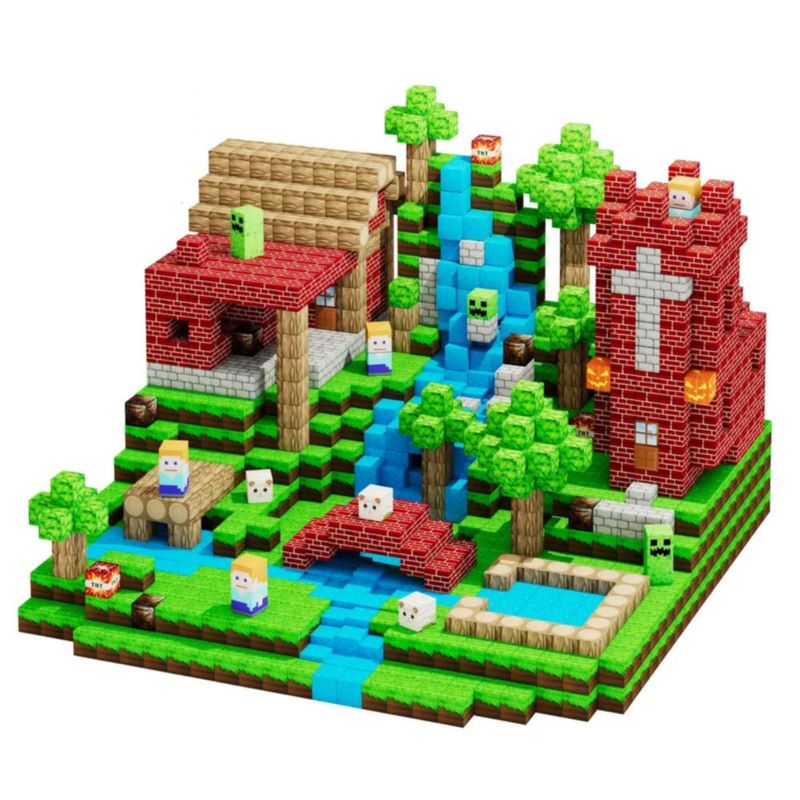 100 Piezas Bloques Magnéticos Juguete Regalo Para Niños, Multicolor