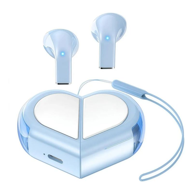 Audífonos Inalámbricos In-Ear, Bluetooth para Gaming con Micrófono y Cancelación de Ruido Color Azul