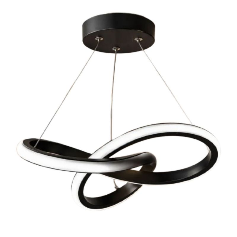 Lámpara De Techo Decorativa para Baño, Moderna 22w Color Negro
