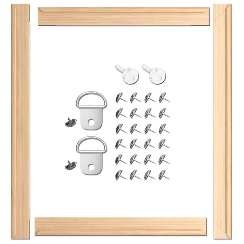 Barras de bastidor para lienzo ARTIQO 41 × 51 cm Marco de madera