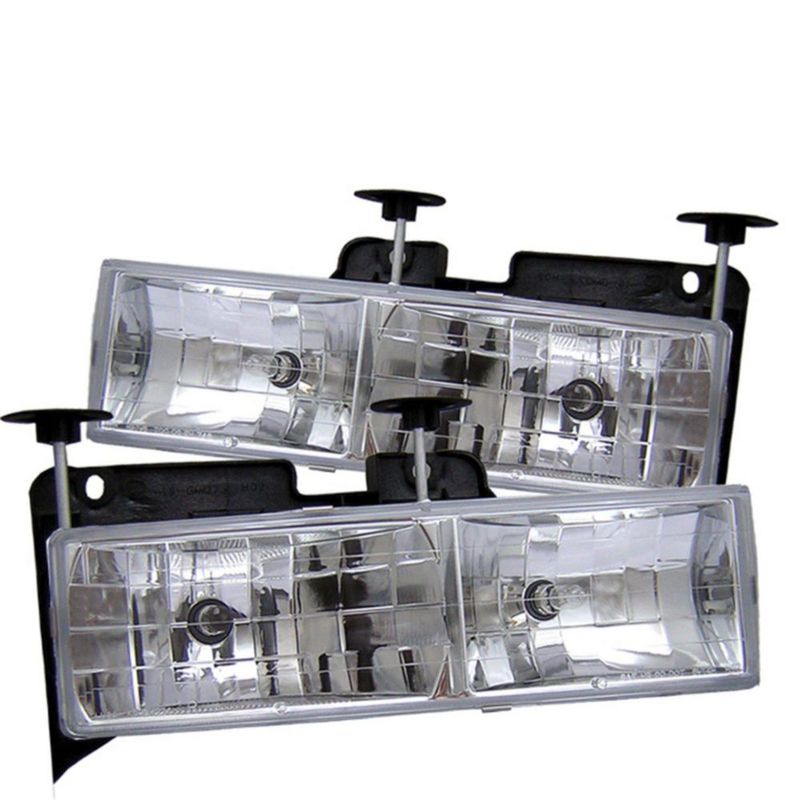 Faros SPYDER Chevy/GMC Cromo y Cristal