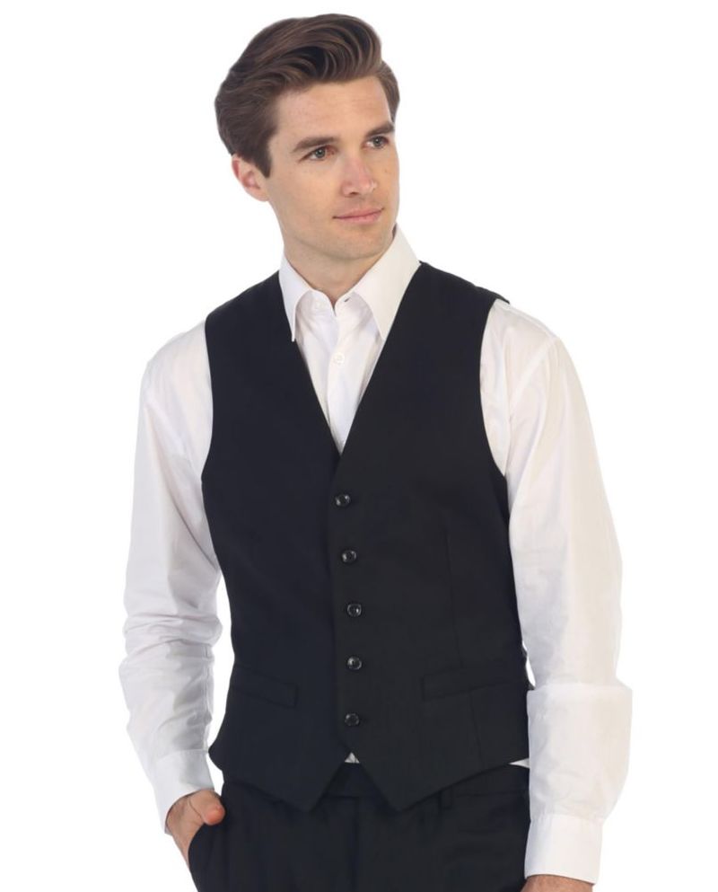 Chaleco Formal Gioberti Negro Talla 5XL