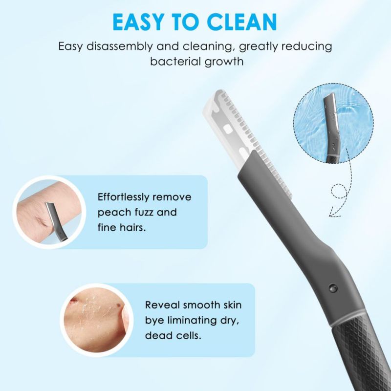 Rasuradora Dermaplane ClearYue Facial 10 Cuchillas