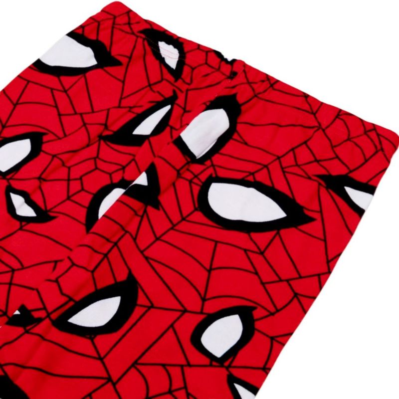 Conjunto de pijama Marvel Spider-Man de 4 piezas de algodón