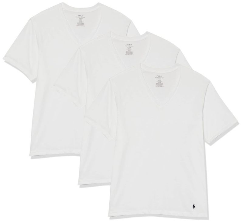 Camiseta POLO Corte Clásico Algodón Cuello en V 4X Alto