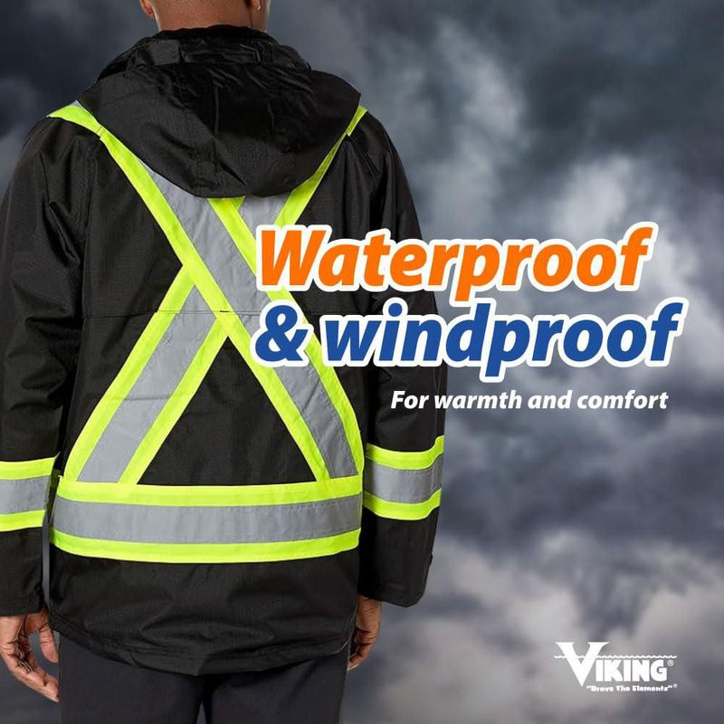 Abrigo Viking Journeyman FR Ripstop Negro XXL