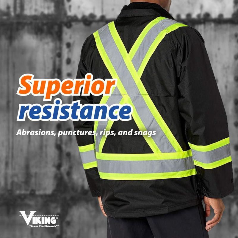 Abrigo Viking Journeyman FR Ripstop Negro XXL