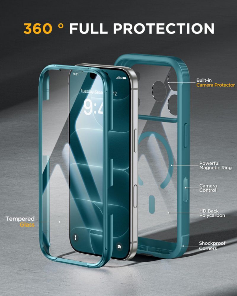 Funda Miracase para iPhone 18 Pro Max 6.9" Verde