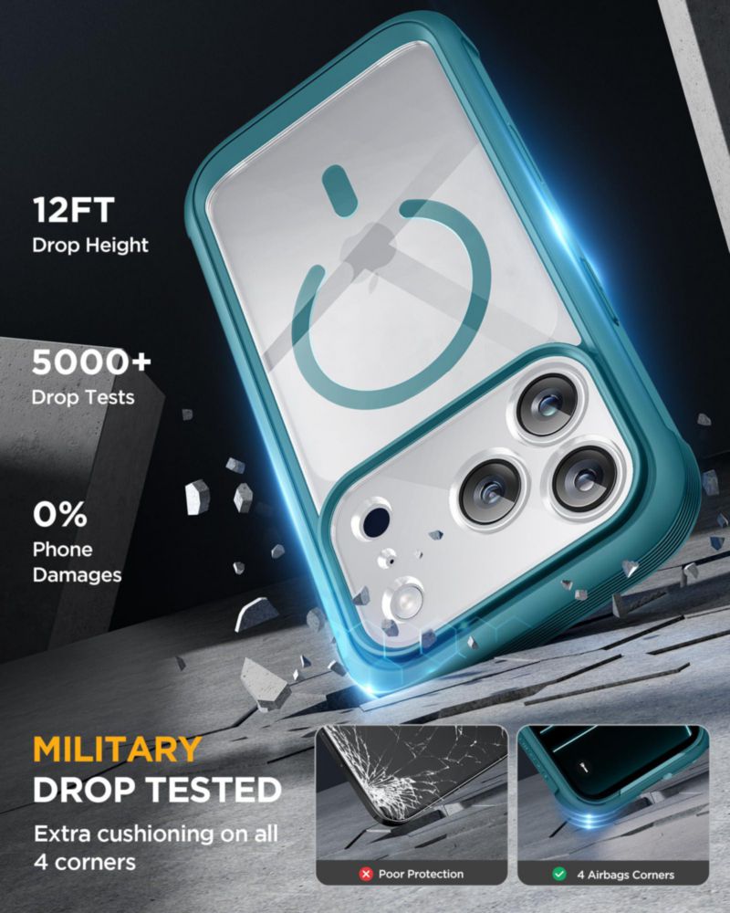 Funda Miracase para iPhone 18 Pro Max 6.9" Verde