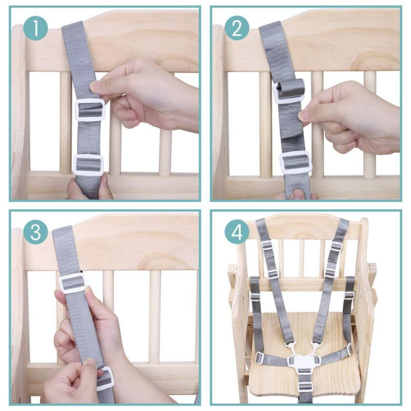 Correas para Silla Alta Minne Baby - Arnés de 5 Puntos