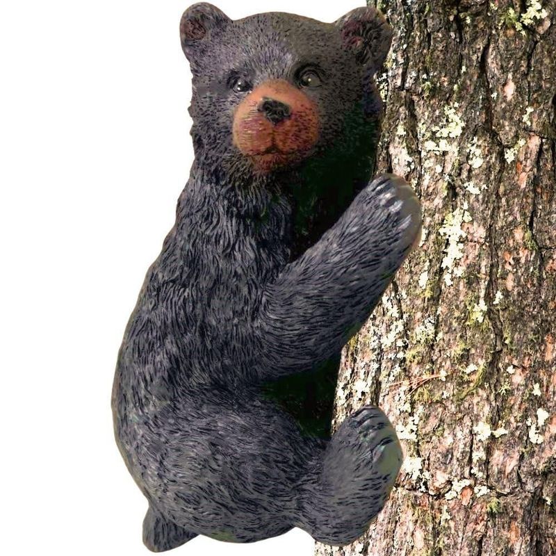 Escultura BestGiftEver 24 cm × 13 cm × 31 cm Oso Negro