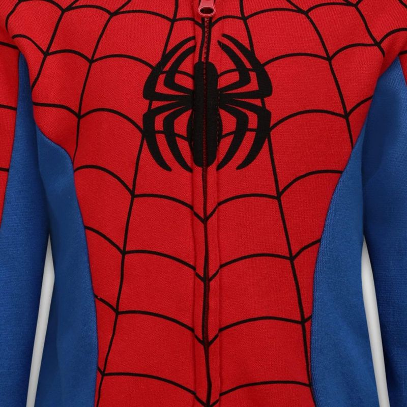Sudadera con capucha Marvel roja de Spider-Man y Capitán América para niño