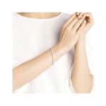 Pulsera Swarovski 5409771 Tennis Round Deluxe Baño de Rodio