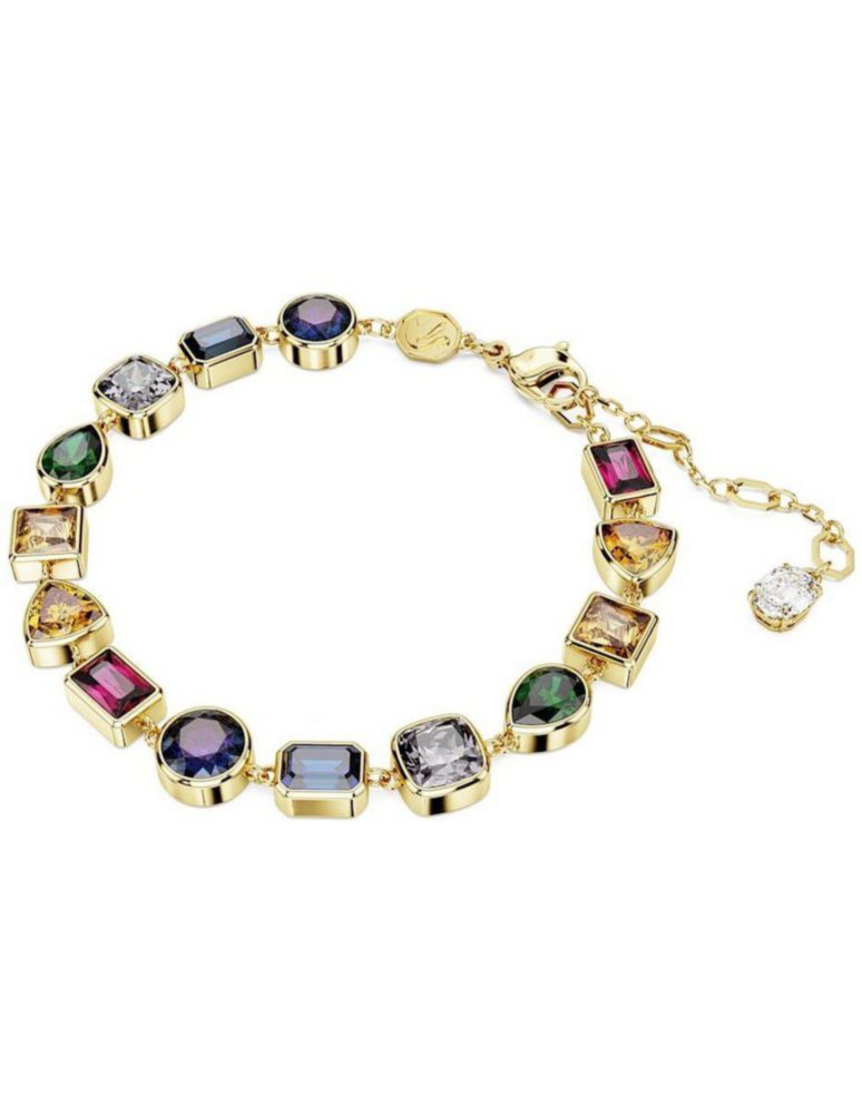 Brazalete Pulsera Swarovski 5662925 Stilla Mixtas Multicolor Baño Oro