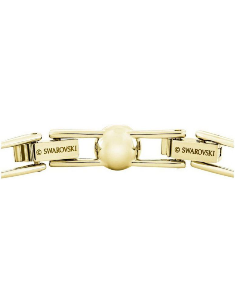 Pulsera Swarovski 5505469 Angelic Blanco Baño de Oro