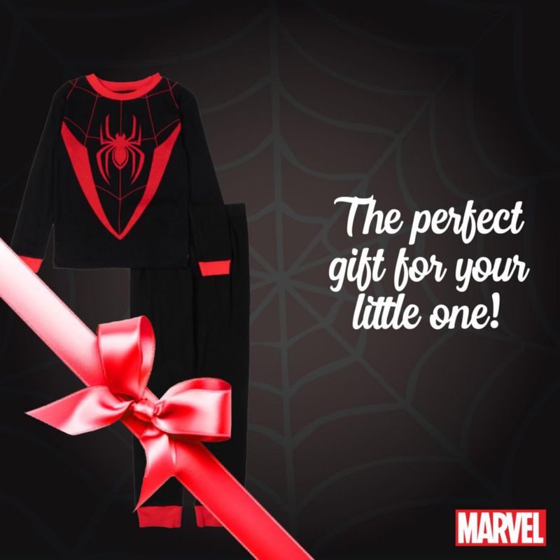 Conjunto de pijama Marvel Spiderman para niños 2 piezas talla 6