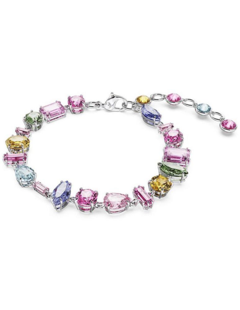 Pulsera Swarovski 5656427 Gema Mixtas Multicolor Baño Rodio