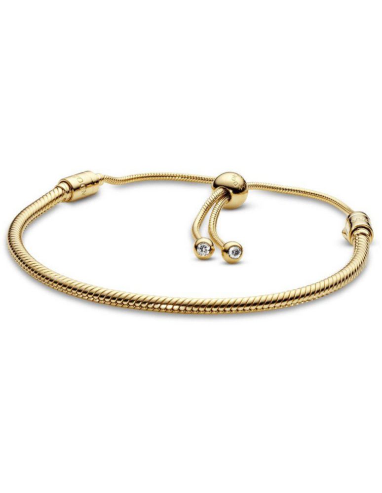 Pulsera Pandora Moments 567110cz Deslizante Cadena Serpiente Talla 28