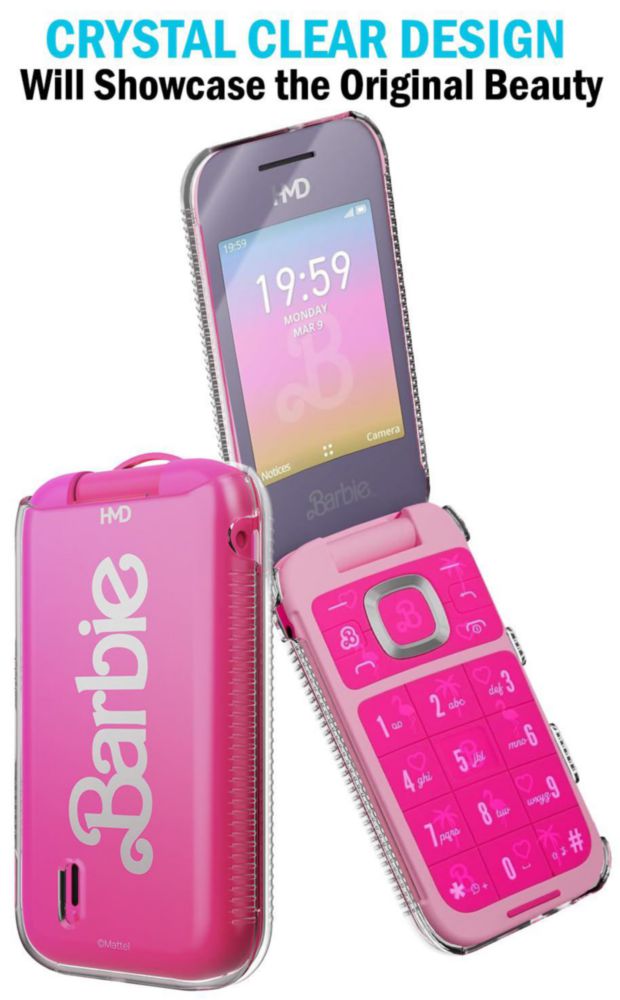 Funda transparente Nakedcellphone para HMD Barbie (EE. UU.)