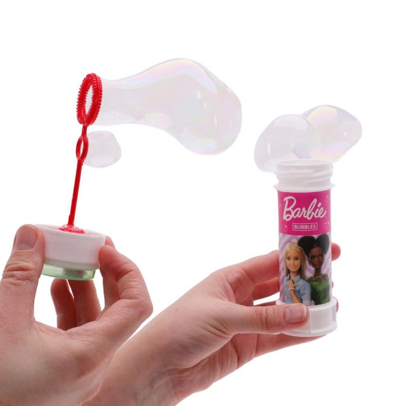 Set de 12 Recipientes de Burbujas Toyland 60 ml con Diseño Barbie