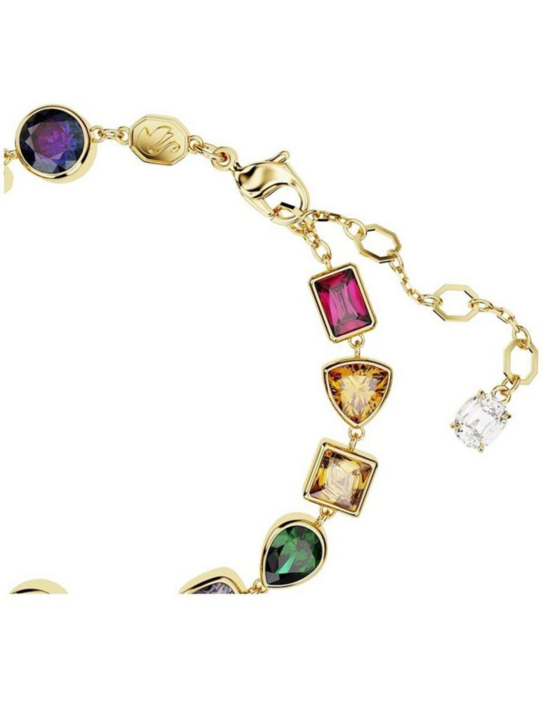 Pulsera Brazalete Swarovski 5662925 Stilla Mixtas Multicolor Baño Oro