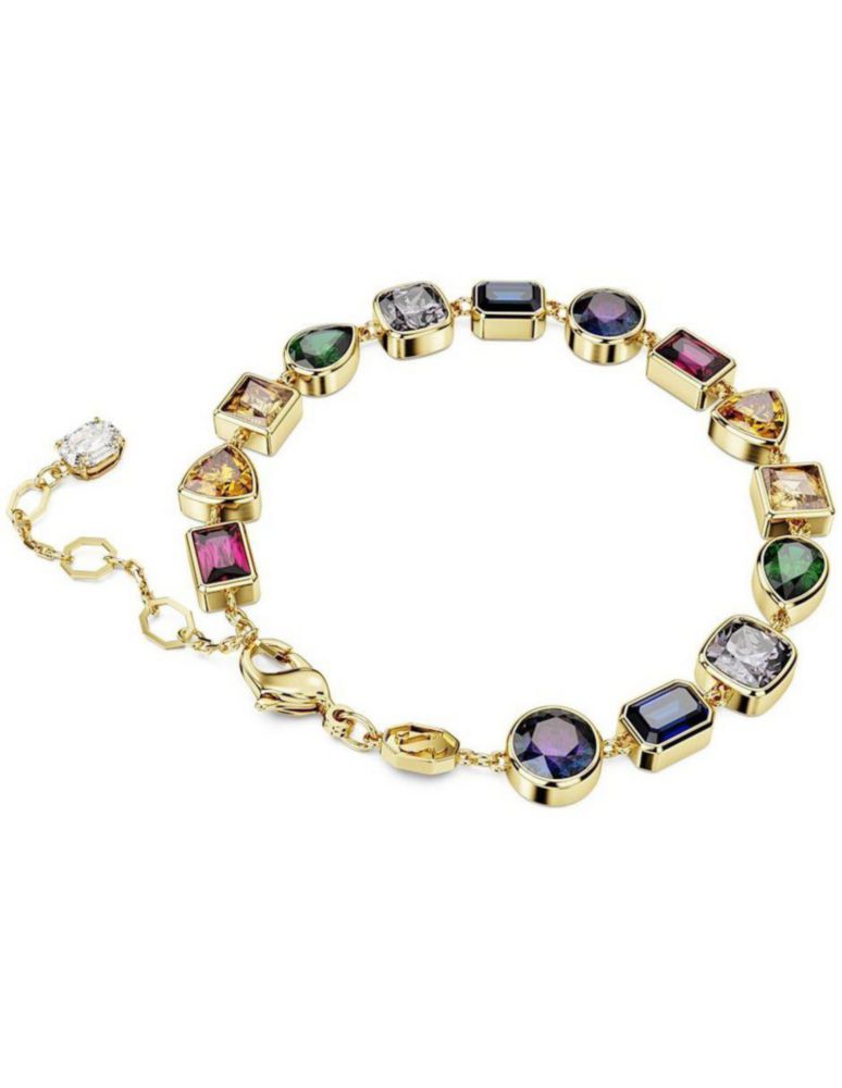 Pulsera Brazalete Swarovski 5662925 Stilla Mixtas Multicolor Baño Oro
