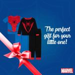 Conjunto de pijama Marvel Spider-Man de 4 piezas talla 3T algodón