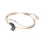 Pulsera Brazalete Swarovski 5671586 Luna Multicolor Baño de Oro Rosa