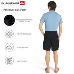 Shorts Quiksilver 40 negro talla 34 cargo apto para agua