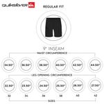 Shorts Quiksilver 40 negro talla 34 cargo apto para agua