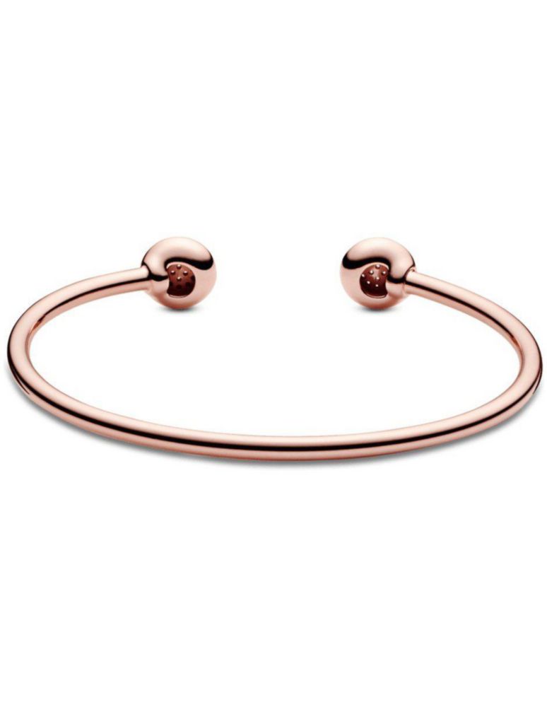 Pulsera Pandora 580528CZ Abierto Con Pavé Y Logotipo Talla 18