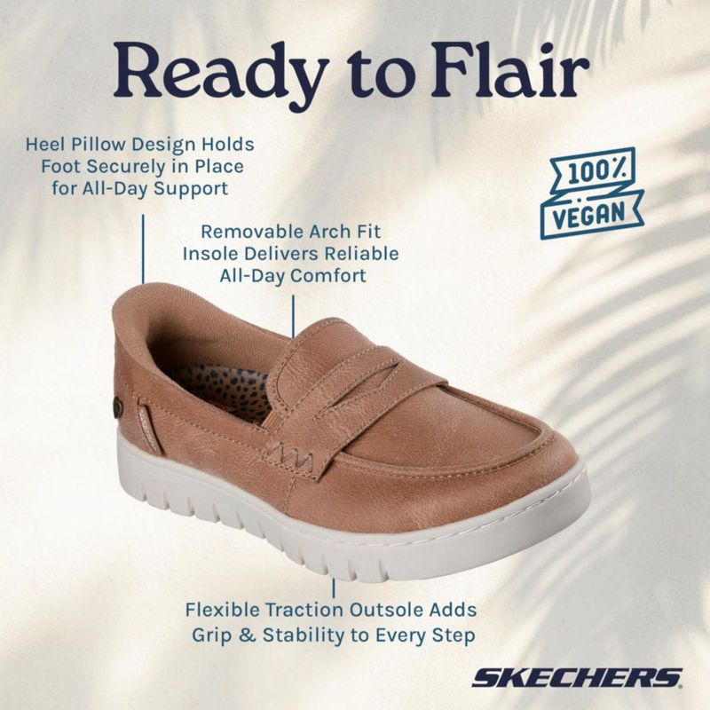 Zapatos Skechers Sunfest TAN talla 7 Hands Free Slip-Ins