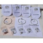 Pulsera Pandora 569285C00 Cadena Serpiente Barra T Corazón Talla 21