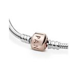Brazalete Pulsera Pandora Moments 580702 Cadena Serpiente Cierre Talla 19