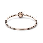 Pulsera Brazalete Pandora Moments 582338C01 Rígida Broche Copo Nieve Talla 21