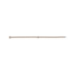 Pulsera Brazalete Pandora 588342CZ Cuentas y Pavé Baño Oro Rosa Talla 17