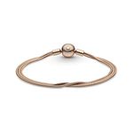 Pulsera Pandora 589338C00 Cadena Serpiente Baño Oro Rosa Talla 17