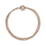 Pulsera Brazalete Pandora 589338C00 Cadena Serpiente Baño Oro Rosa Talla 17