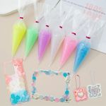 Kit de Crema Decoden Brillantina 6 × 50 g con Boquillas