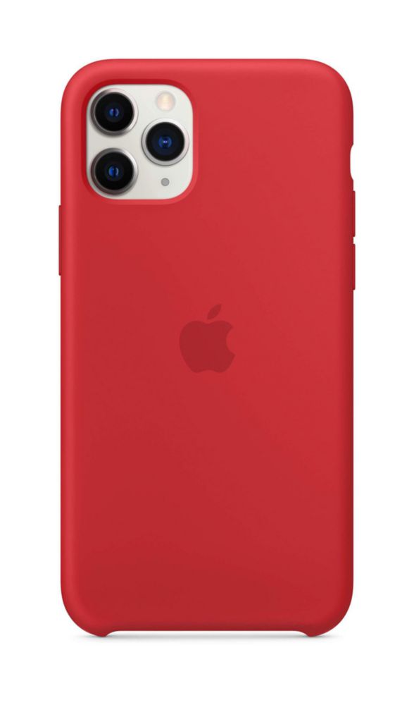 Funda de silicona para iPhone 11 Pro de Apple roja