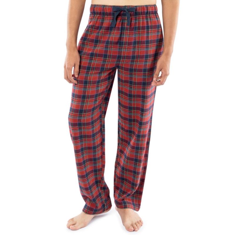 Pijamas Fruit of the Loom Talla Mediana Rojo a Cuadros