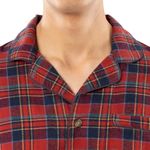 Pijamas Fruit of the Loom Talla Mediana Rojo a Cuadros