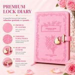 Set de regalo de diario Kiadneii de 8 piezas para niñas lindo y con cierre