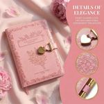 Set de regalo de diario Kiadneii de 8 piezas para niñas lindo y con cierre